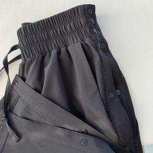 Lululemon Lab tear away pants with snap buttons